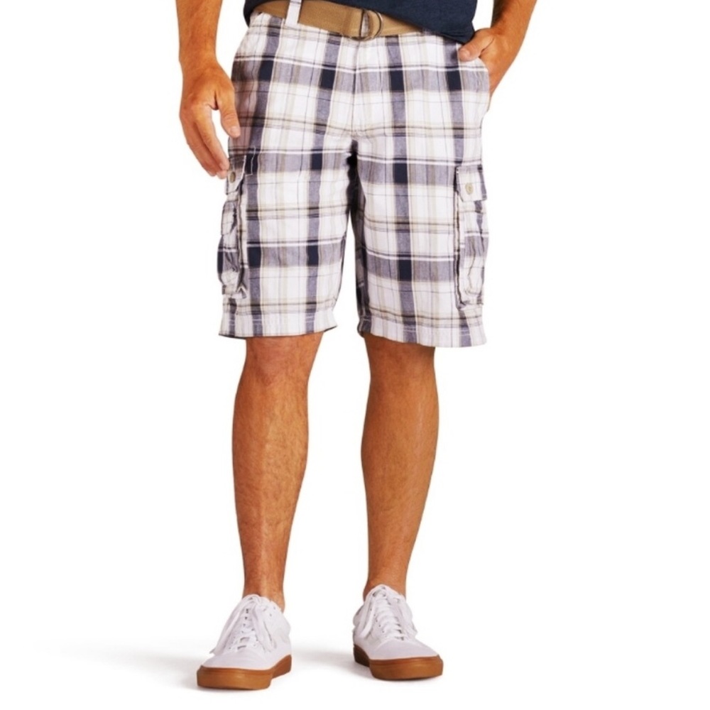 Unionbay - Men’s Twill Plaid Bermuda Shorts
